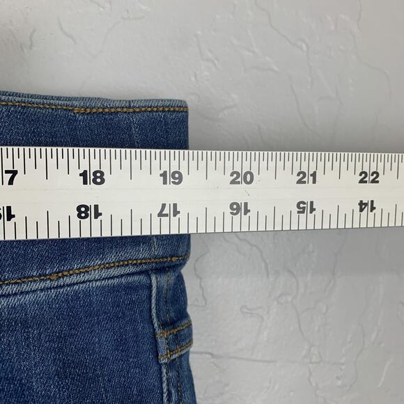 Spanx Jeans Womens 2X Blue Bootcut High Rise Stretch Shaping Pull On Denim - Picture 5 of 10